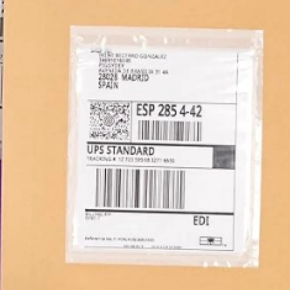 50 Clear Packing List / Invoice Envelopes – Self Adhesive